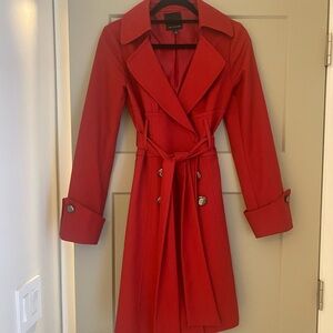 The Limited Scarlet Red Trenchcoat